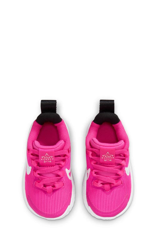 Shop Nike Kids' Star Runner 4 Sneaker In Pink/white/black