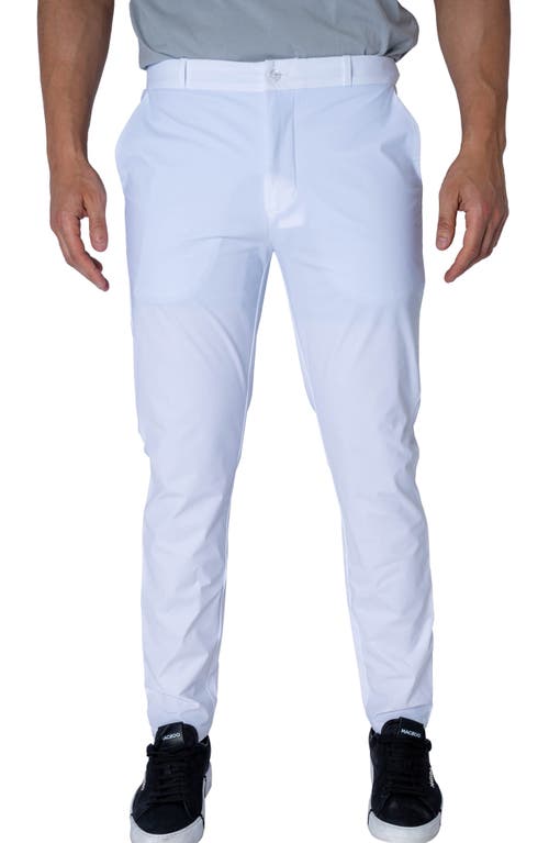Maceoo Slim Fit Pants White at Nordstrom, 32 X