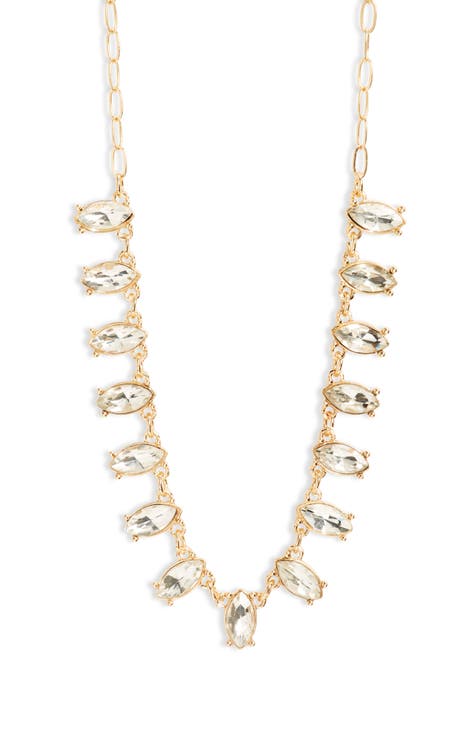 Marquise Frontal Collar Necklace