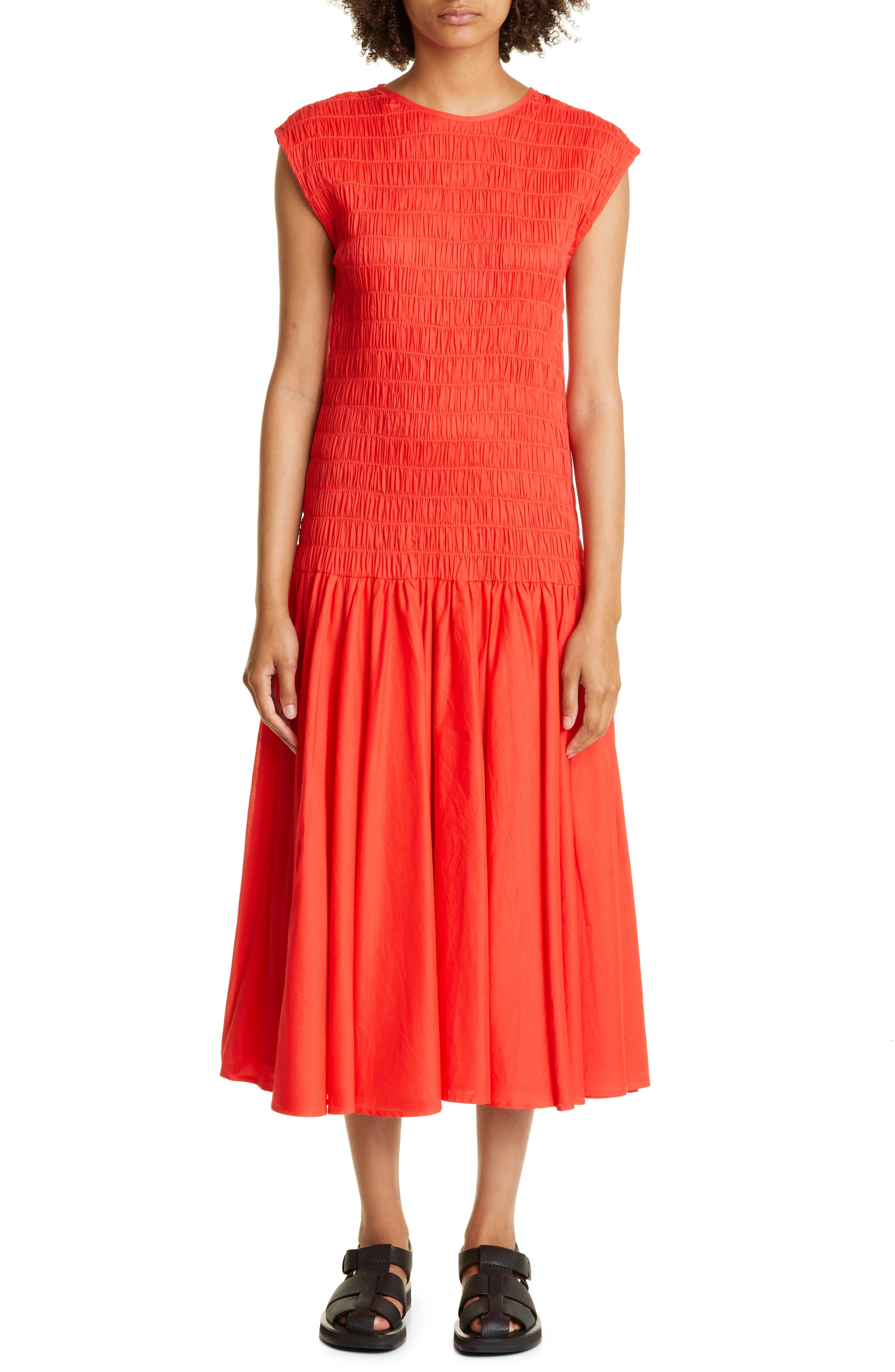 Merlette Stijl Smocked Dropped Waist 