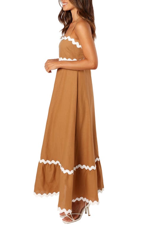 Petal And Pup Petal & Pup Yana Sleeveless Maxi Dress In Brown