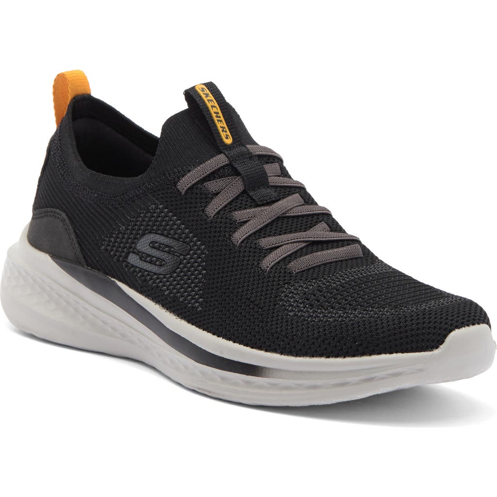 Skechers Gatlin Relaxed Fit Slip-on Sneaker In Black