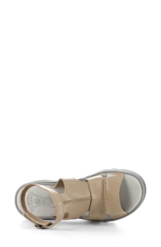 Fly London Tawi Strappy Sandal In Taupe