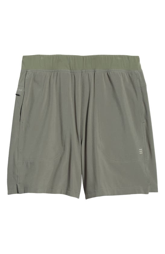 Shop Free Fly Breeze Brief Lined Active Shorts In Agave Green