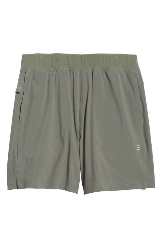 Free Fly Breeze Brief Lined Active Shorts In Agave Green