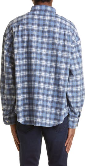 Pioneer Khadi Check Brushed Flannel Button-Up Shirt