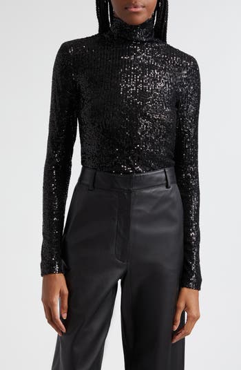 Milly sequin store turtleneck