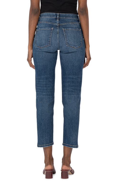 Shop Kut From The Kloth Elizabeth Fab Ab High Waist Crop Straight Leg Jeans In Dainty