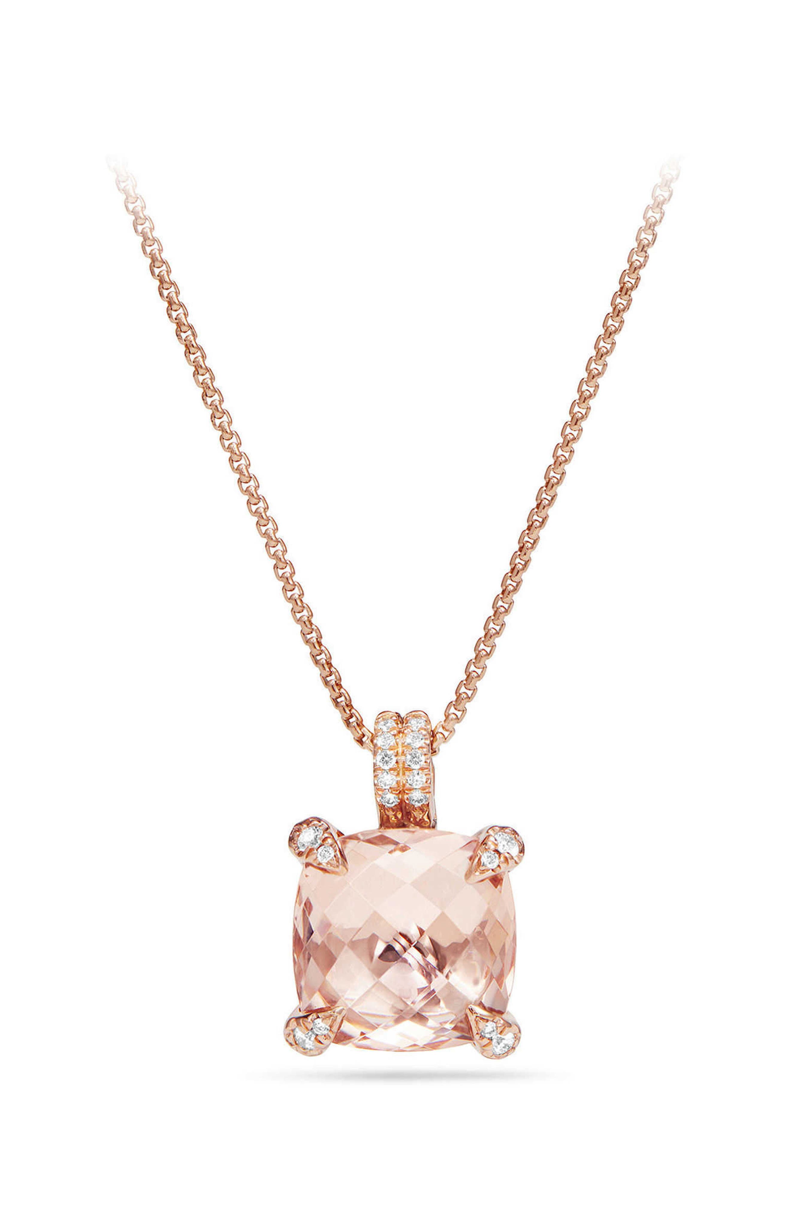 david yurman morganite pendant