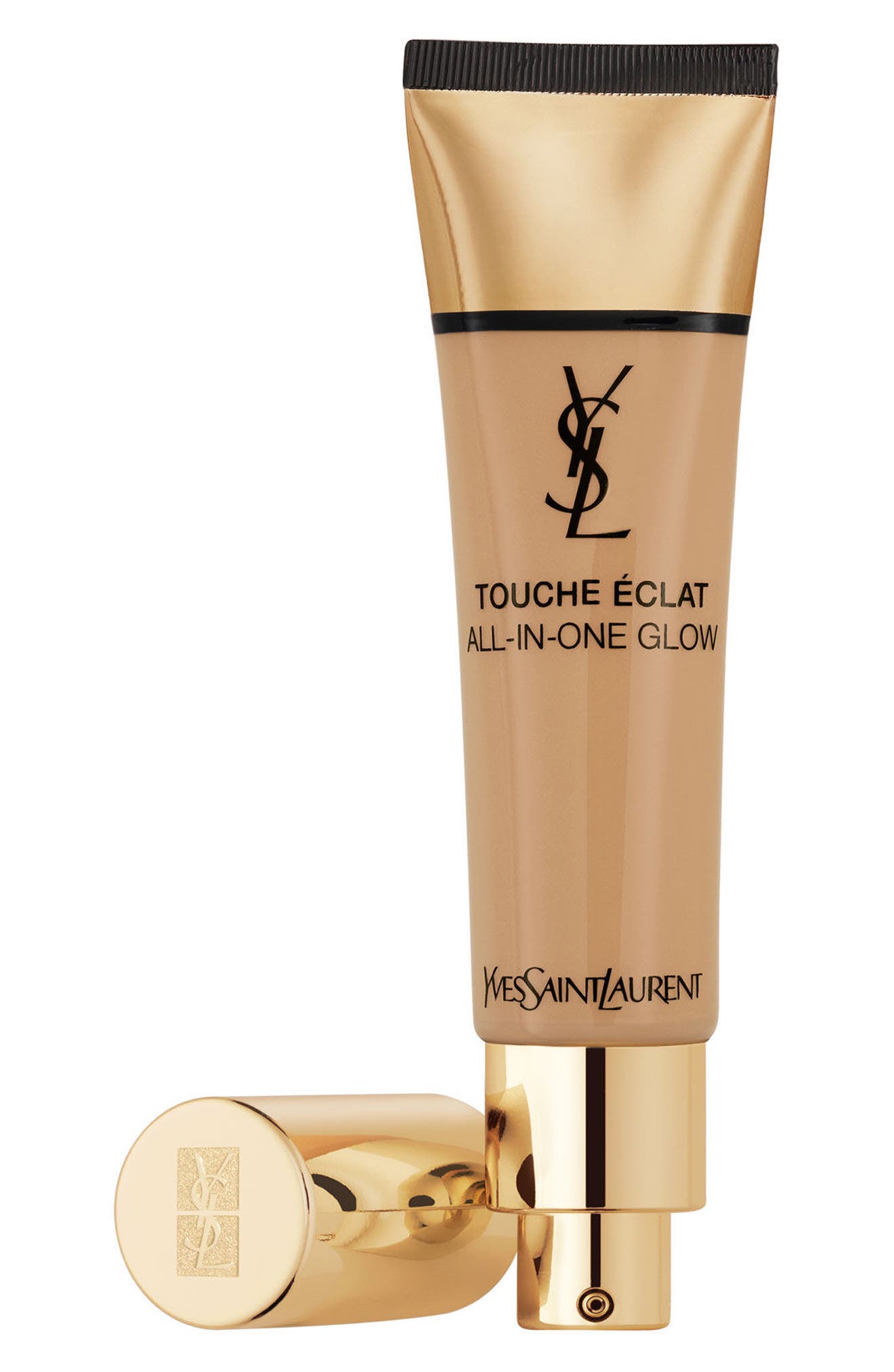Yves Saint Laurent Touche Eclat All-In-One Glow Liquid Foundation Broad Spectrum SPF 23 in B60 Amber