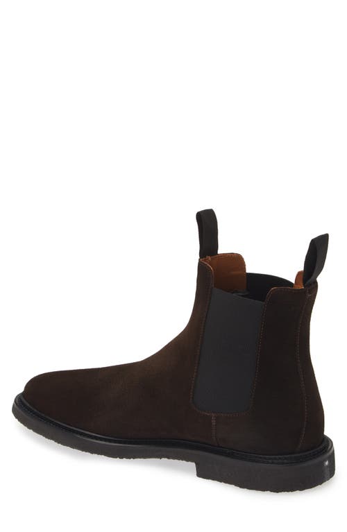 Common Projects Chelsea Classic Ankle Boots In Black Suede In Brown