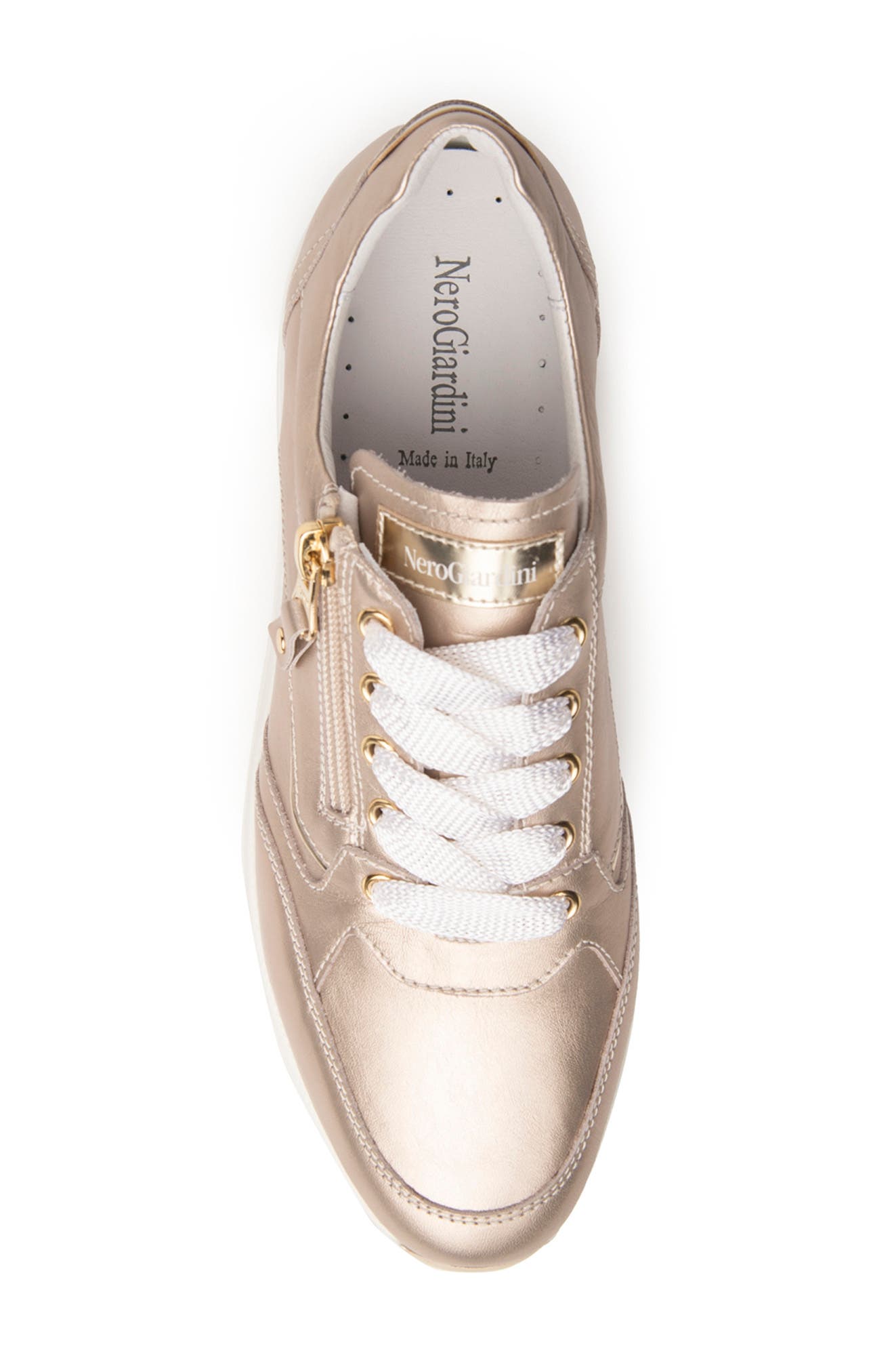 nerogiardini zipper platform sneakers