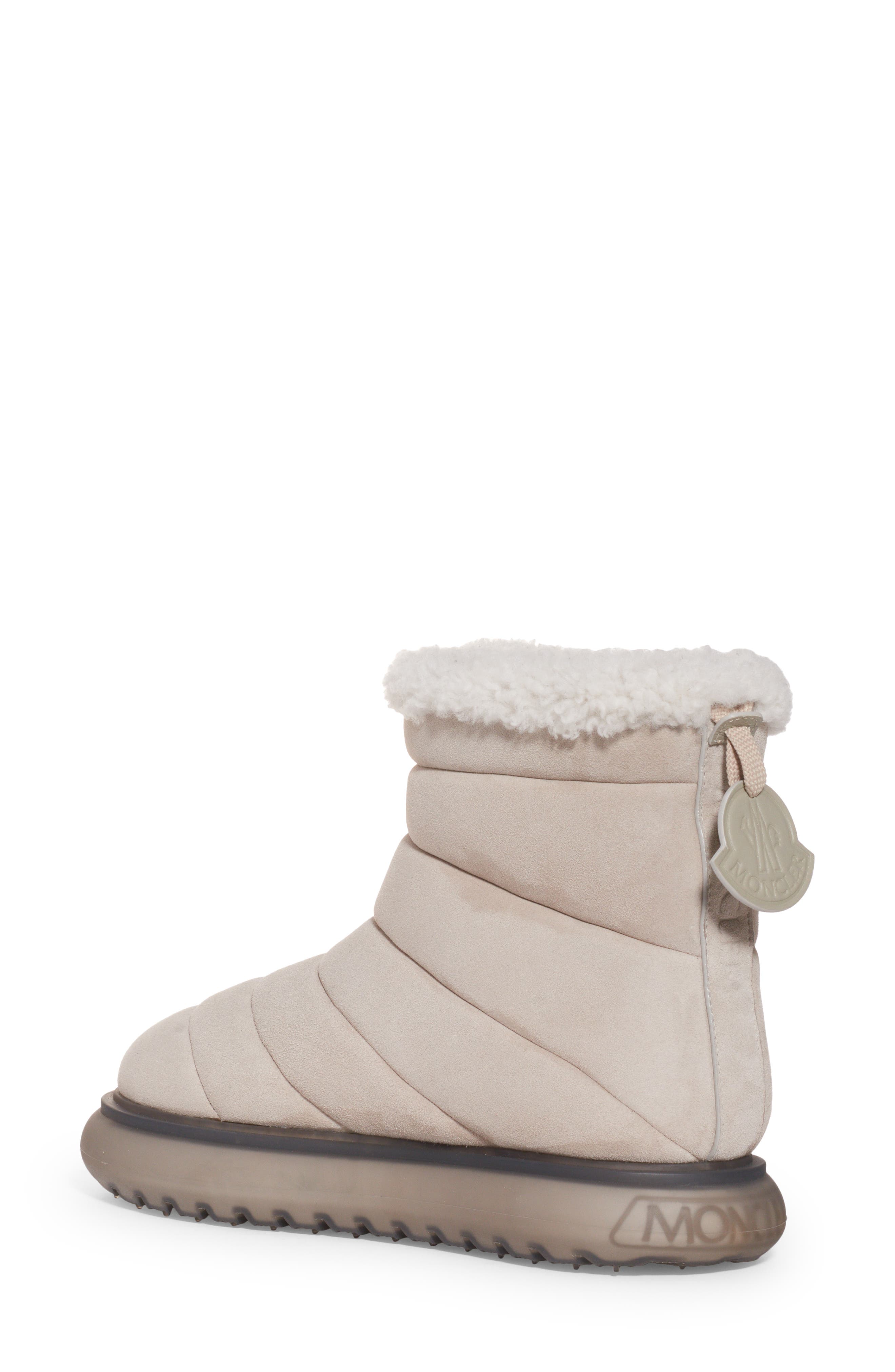 Moncler Hermosa Faux Fur Trim Snow Boot 