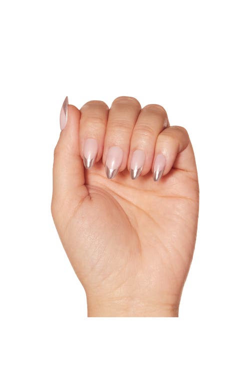 Shop Glamnetic Short Almond Press-on Nails Set In Mirror Mirror