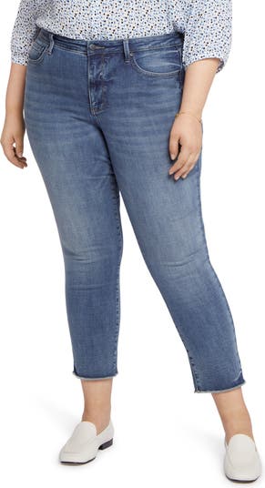 NYDJ Sheri Side Slit Slim Ankle Jeans