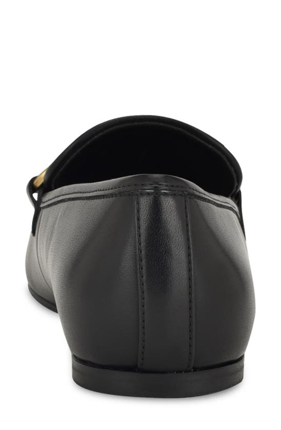 Nine West Brayci 3 Womens Embellished Slip On Loafers In Black