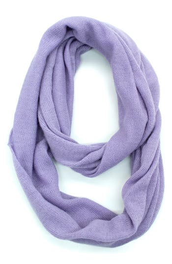 Portolano Merino Wool Infinity Scarf In Lavander