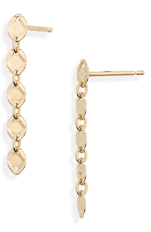 Lana Mini Miami Linear Earrings in 14K Yellow Gold