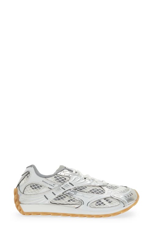 Bottega Veneta Multicolor Orbit Sneakers In Silverhite-opw Rub