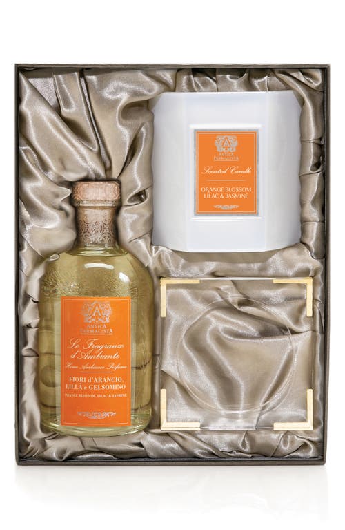 Antica Farmacista Orange Blossom, Lilac & Jasmine 3-Piece Home Ambiance Gift Set 