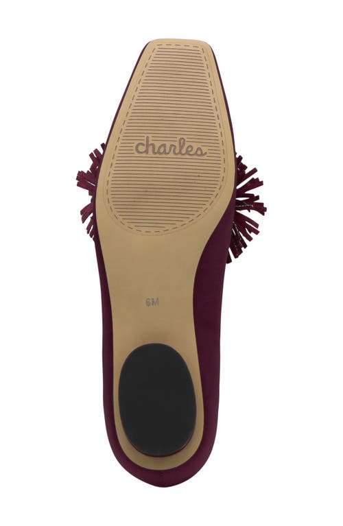 Charles By Charles David Vegass Loafer In Darkmagenta Satin