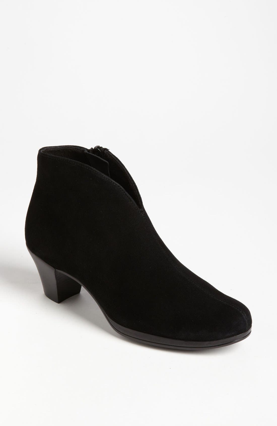 nordstrom black suede booties