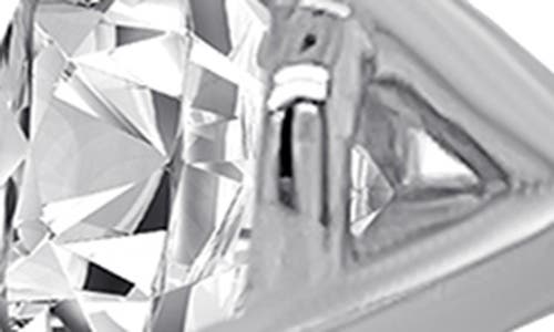 Badgley Mischka Collection Lab-created Diamond Stud Earrings In White