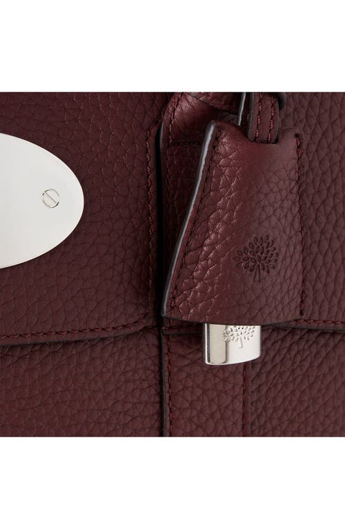 MULBERRY MULBERRY BAYSWATER GRAINED LEATHER SATCHEL