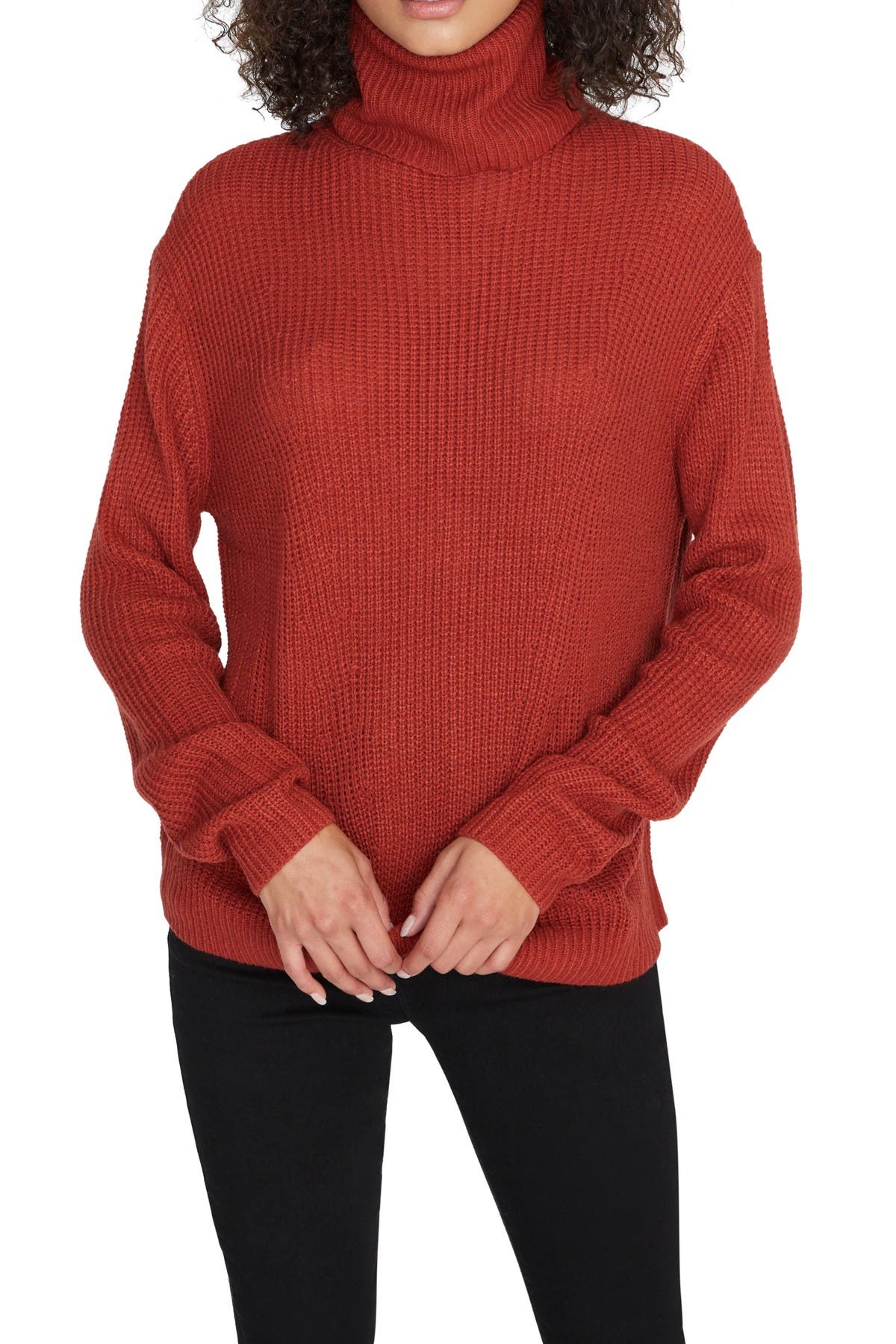 sanctuary roll neck sweater