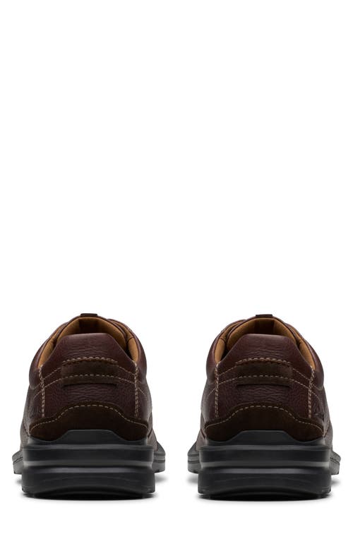 Clarks Gessler Cap In Brown Leather In Brown Tumb