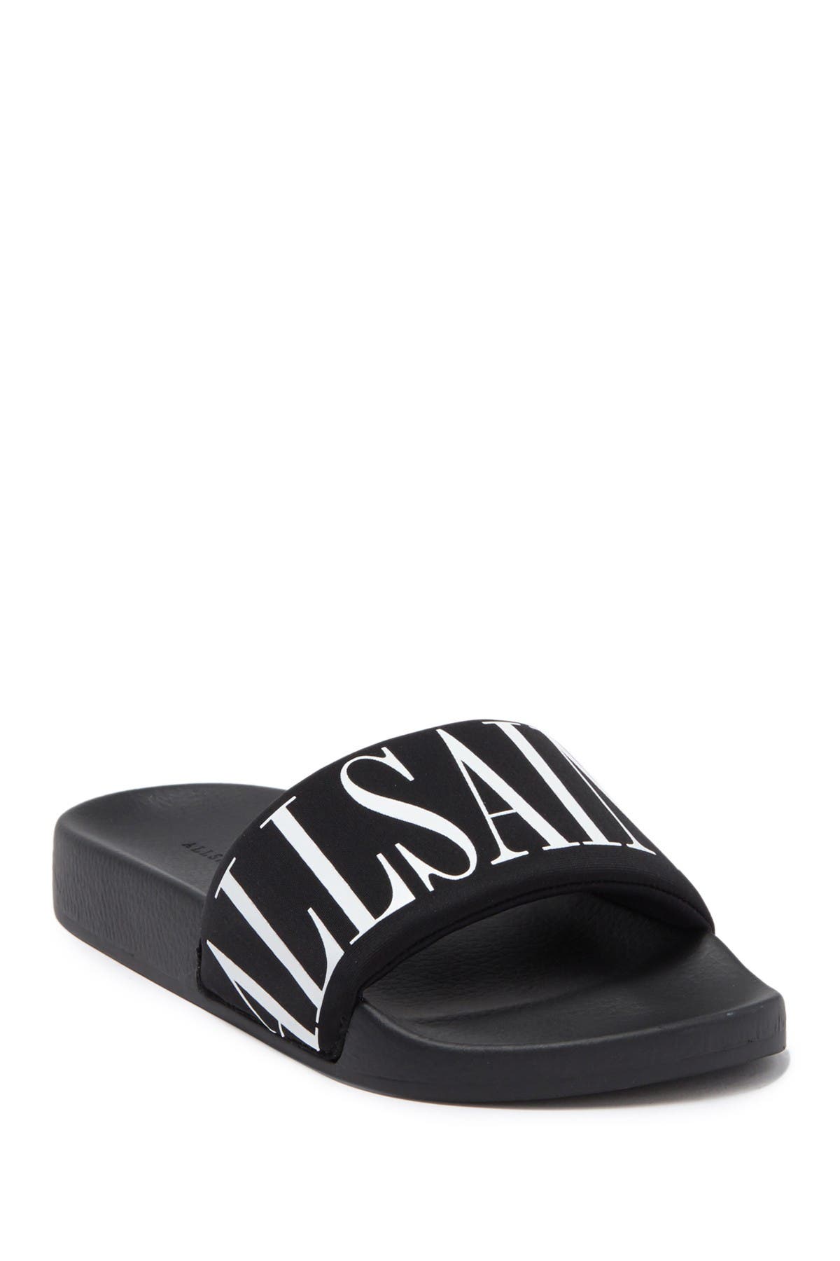 all saints black slides