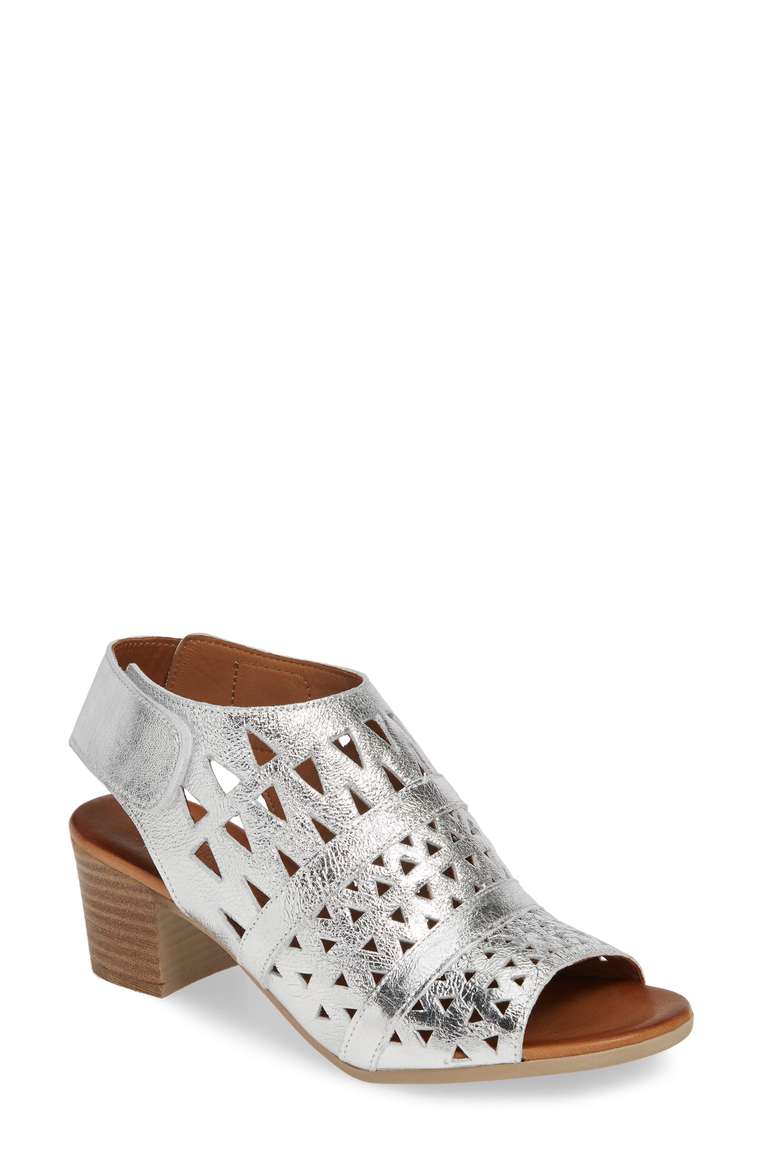 Sheridan Mia Tamsie1 Perforated Sandal - Metallic