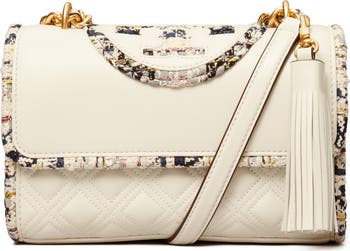 Tory burch fleming tweed convertible shoulder bag online