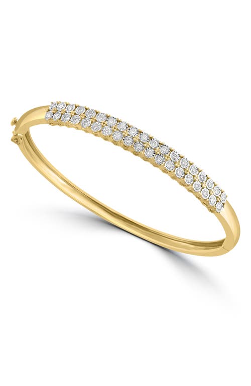 Shop Effy Diamond Bangle Bracelet In Gold