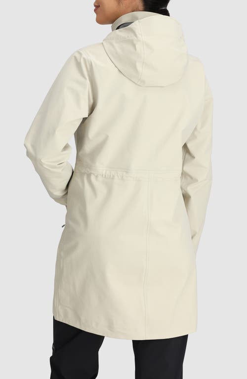 Outdoor Research Aspire 3l Waterproof & Windproof Jacket In Oyster