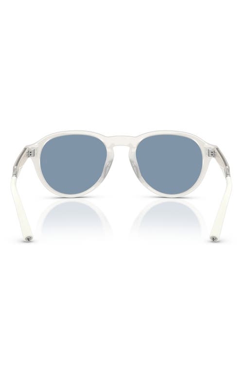 Oliver Peoples X Roger Federer 51mm Phantos Sunglasses In White