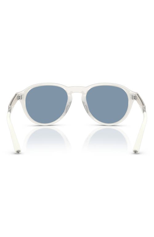 Shop Oliver Peoples X Roger Federer 51mm Phantos Sunglasses<br> In White