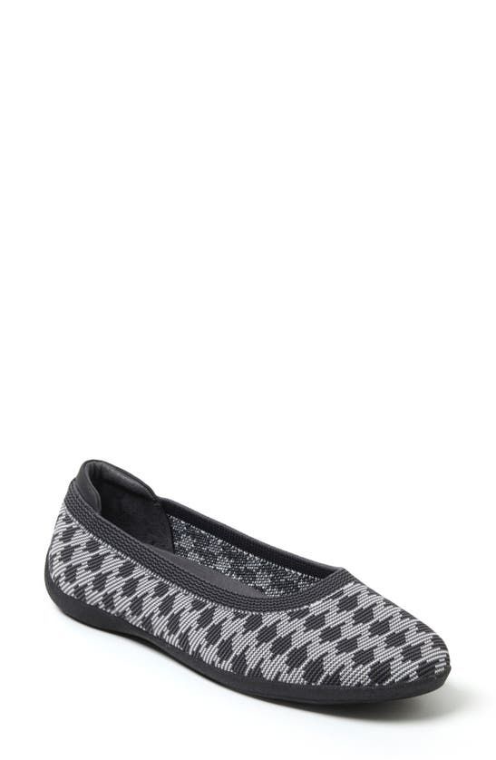 Shop Dearfoams Misty Ballet Flat In Grey Multi