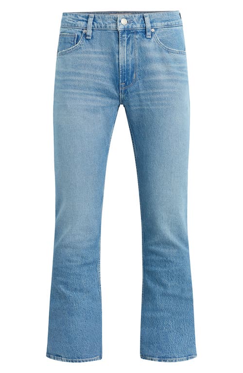 Shop Hudson Jeans Walker Kick Flare Jeans In Dust Blue