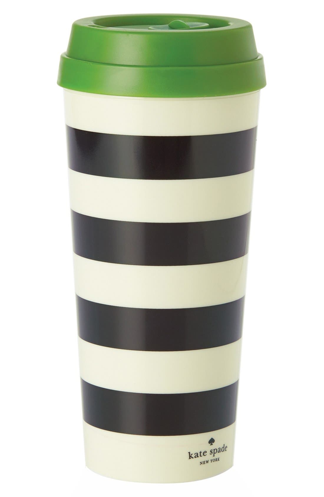 kate spade new york stripe thermal travel mug Nordstrom