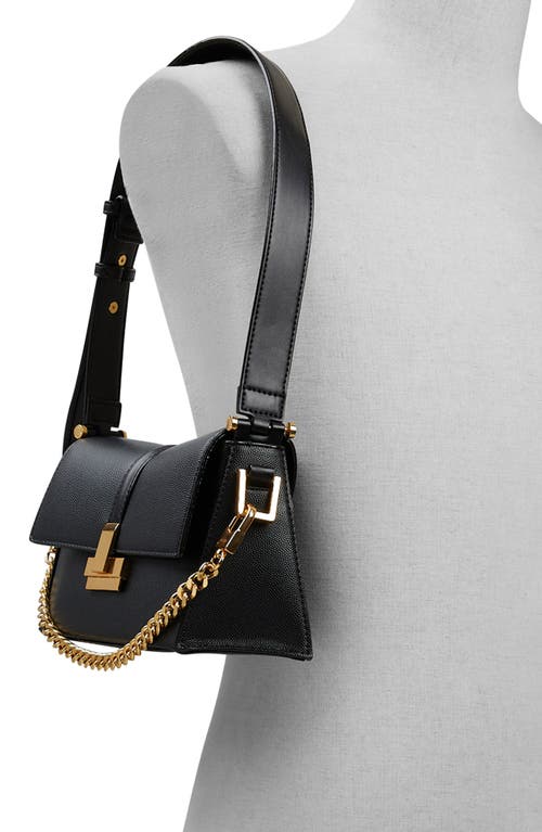 Shop Aldo Averil Faux Leather Shoulder Bag In Black