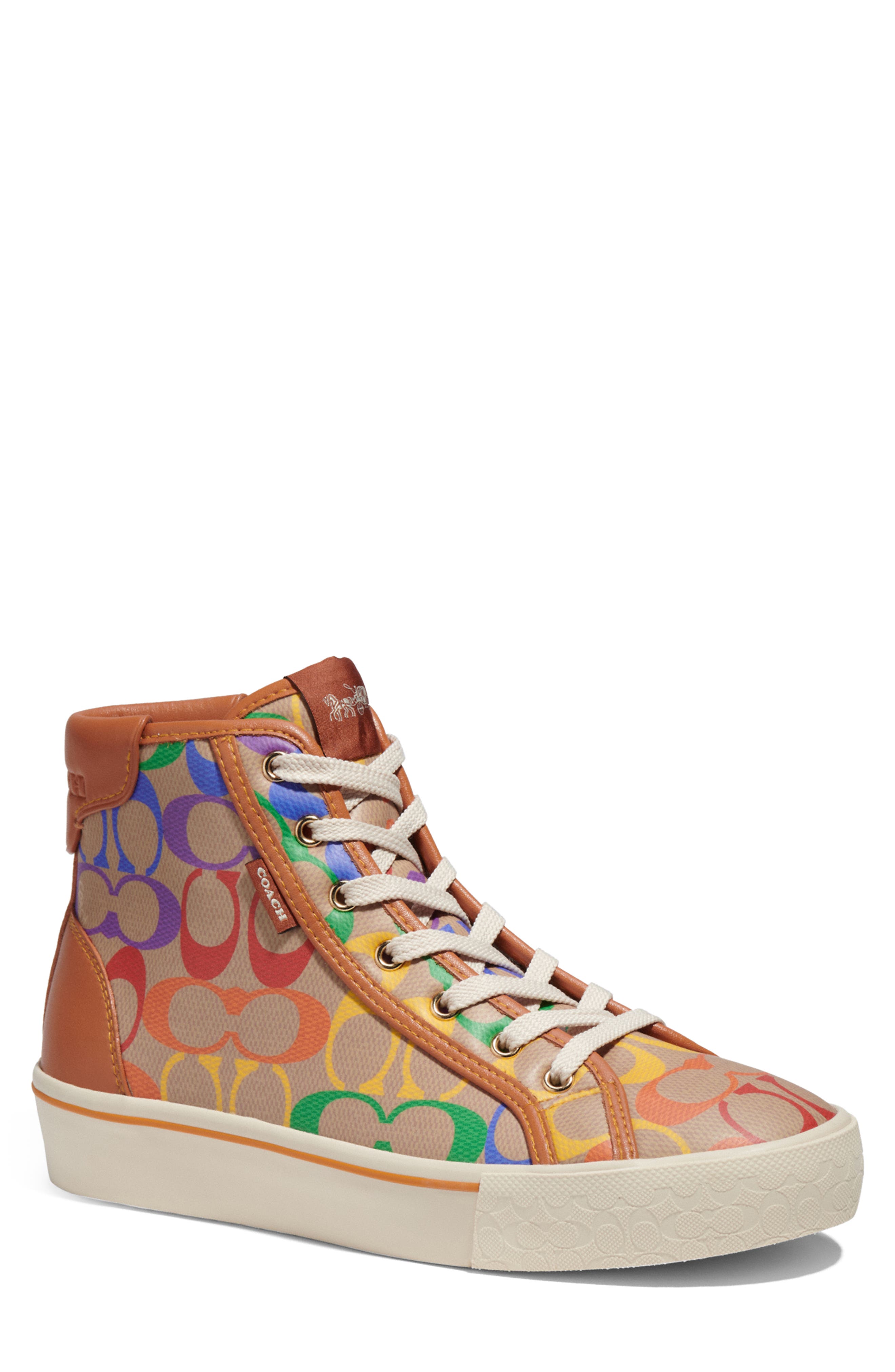 coach c204 high top sneaker