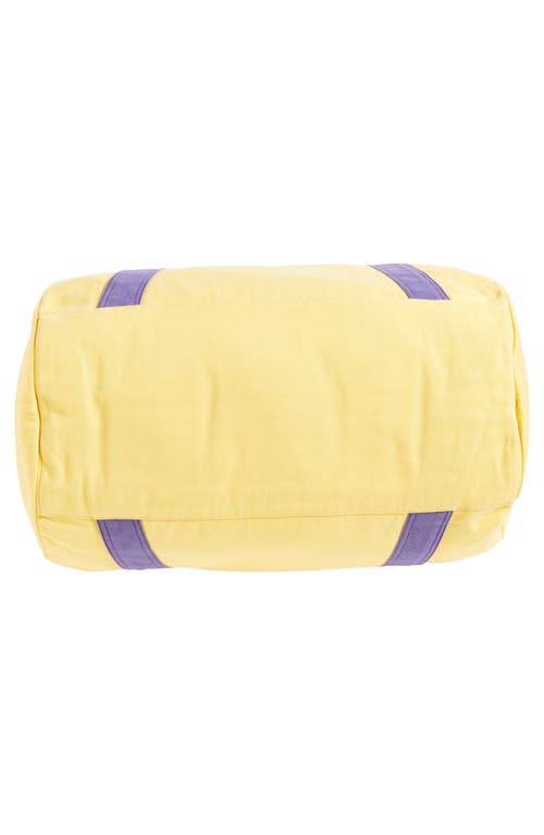 Bode Two-tone Canvas Gym Bag In Yellow