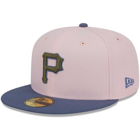 Kansas City Royals New Era 2015 World Series Undervisor 59FIFTY Fitted Hat  - Pink/Sky Blue