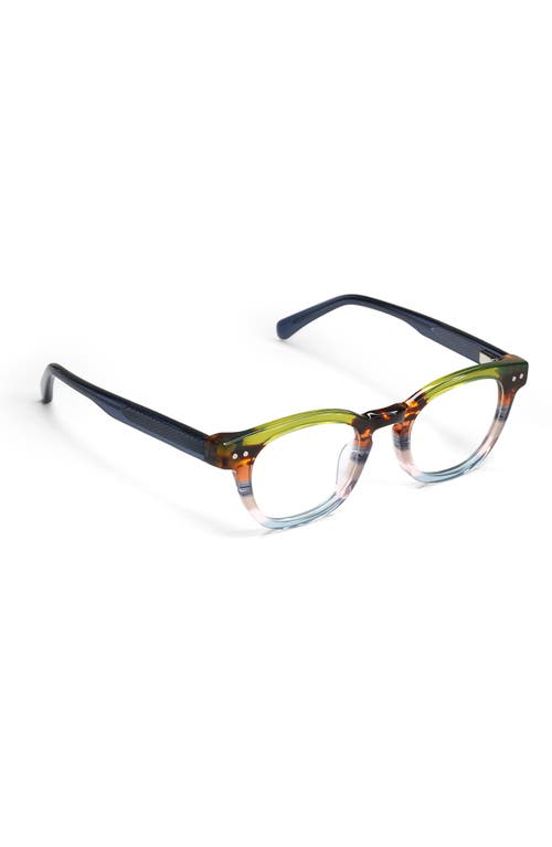 Eyebobs Waylaid 46mm Reading Glasses In Earth Tone Front Stripe