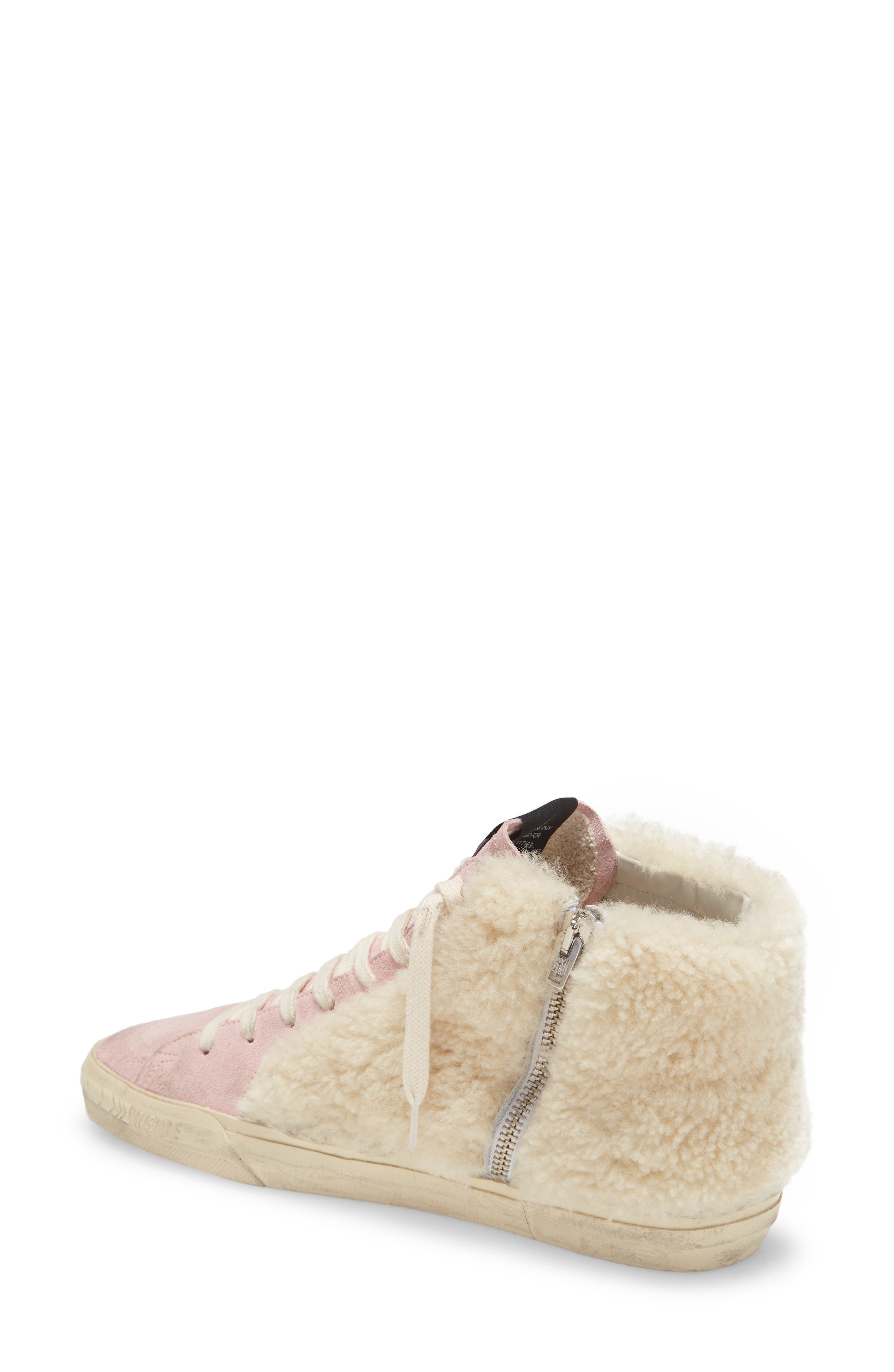 shearling slide sneaker