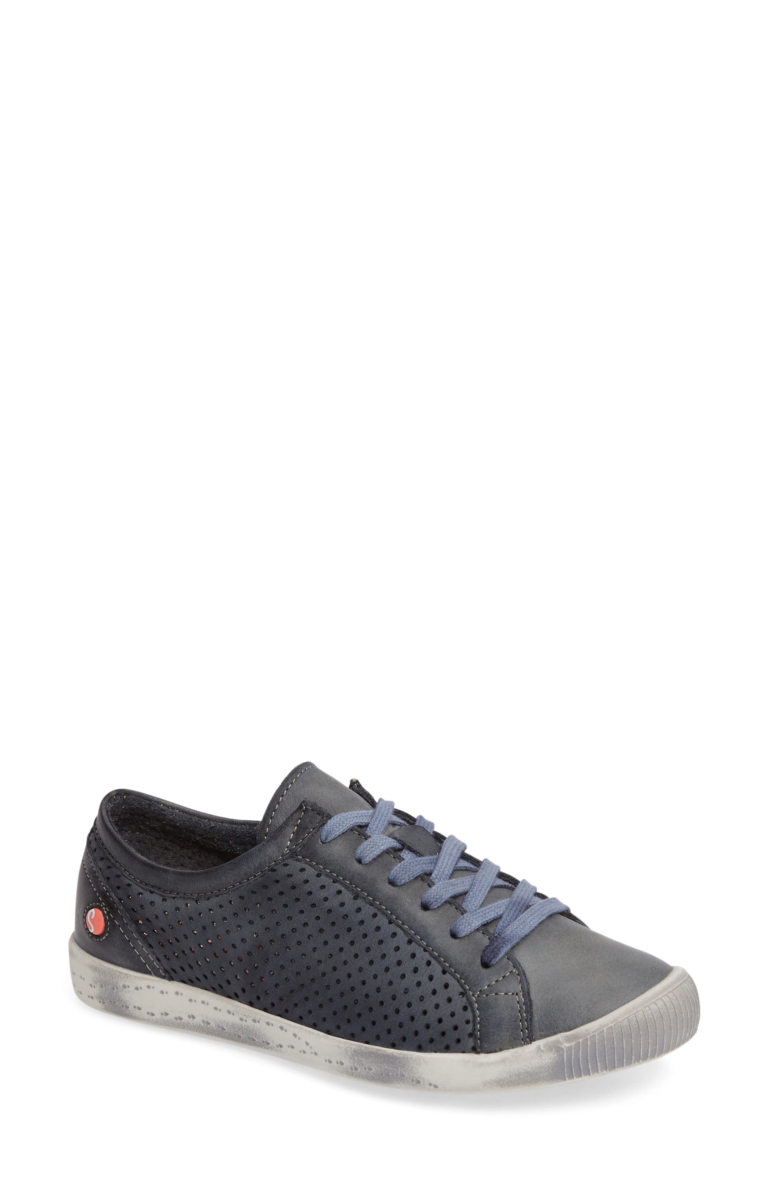 Softinos By Fly London Fly London Ica Sneaker In 006 Navy Washed Leat