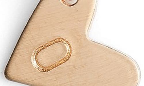 Nashelle 14k-gold Fill Initial Mini Heart Pendant Necklace In Gold/o
