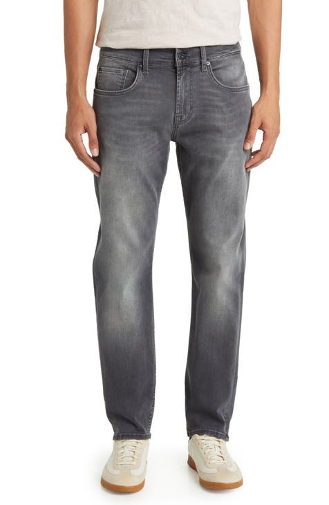 Buy the Burberry Men Gray Straight Jeans 34