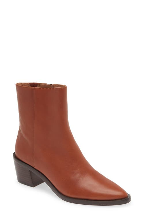 The Darcy Ankle Boot in Warm Cinnamon